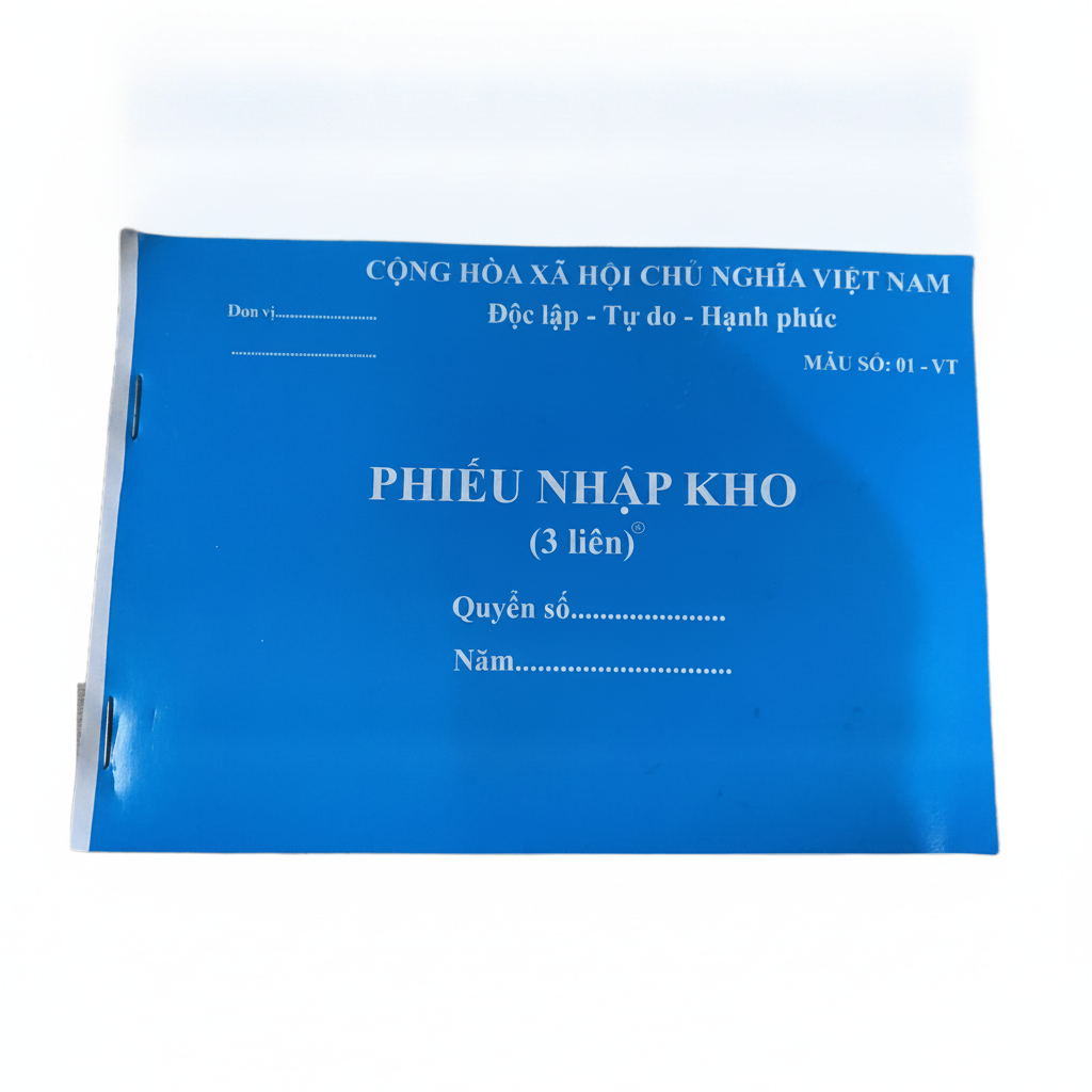 Phiếu nhập kho A5 3 liên